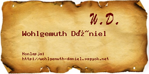 Wohlgemuth Dániel névjegykártya