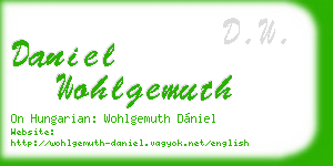 daniel wohlgemuth business card